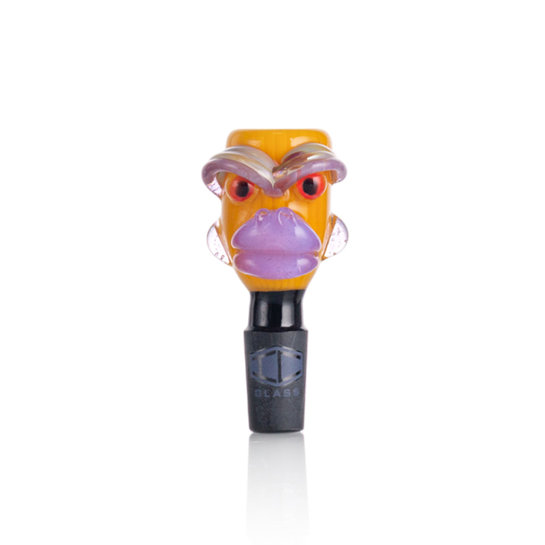 IC Glass Monkey Face Bowl Piece – Unique Character Design
