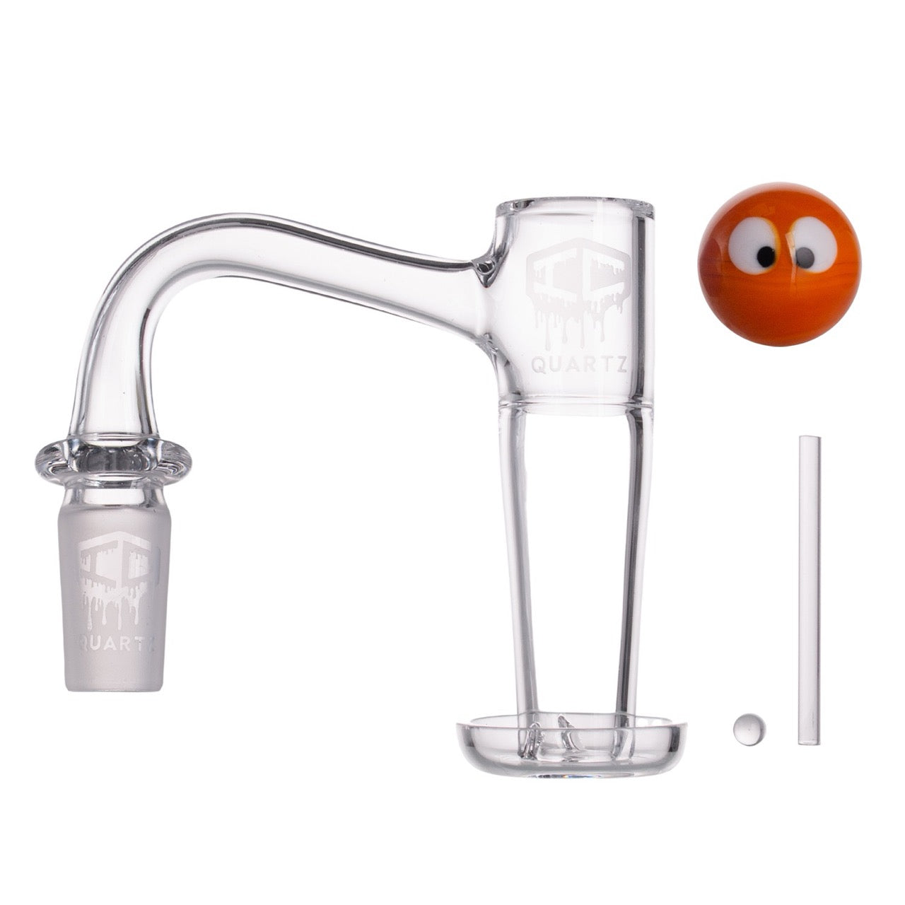 IC Quartz - Greengold | 14mm 90° Banger | Includes Carb Cap, Terp Balls | 6 colors