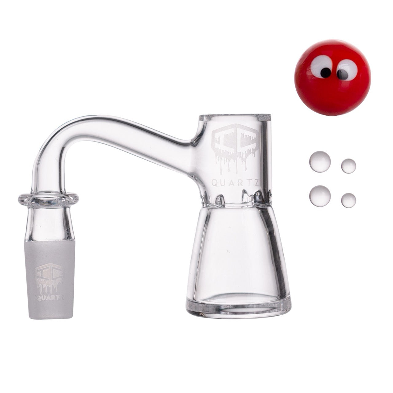 IC Quartz - Mystic | 14mm Banger | Includes Carb Cap and Terp Balls | 6 colors