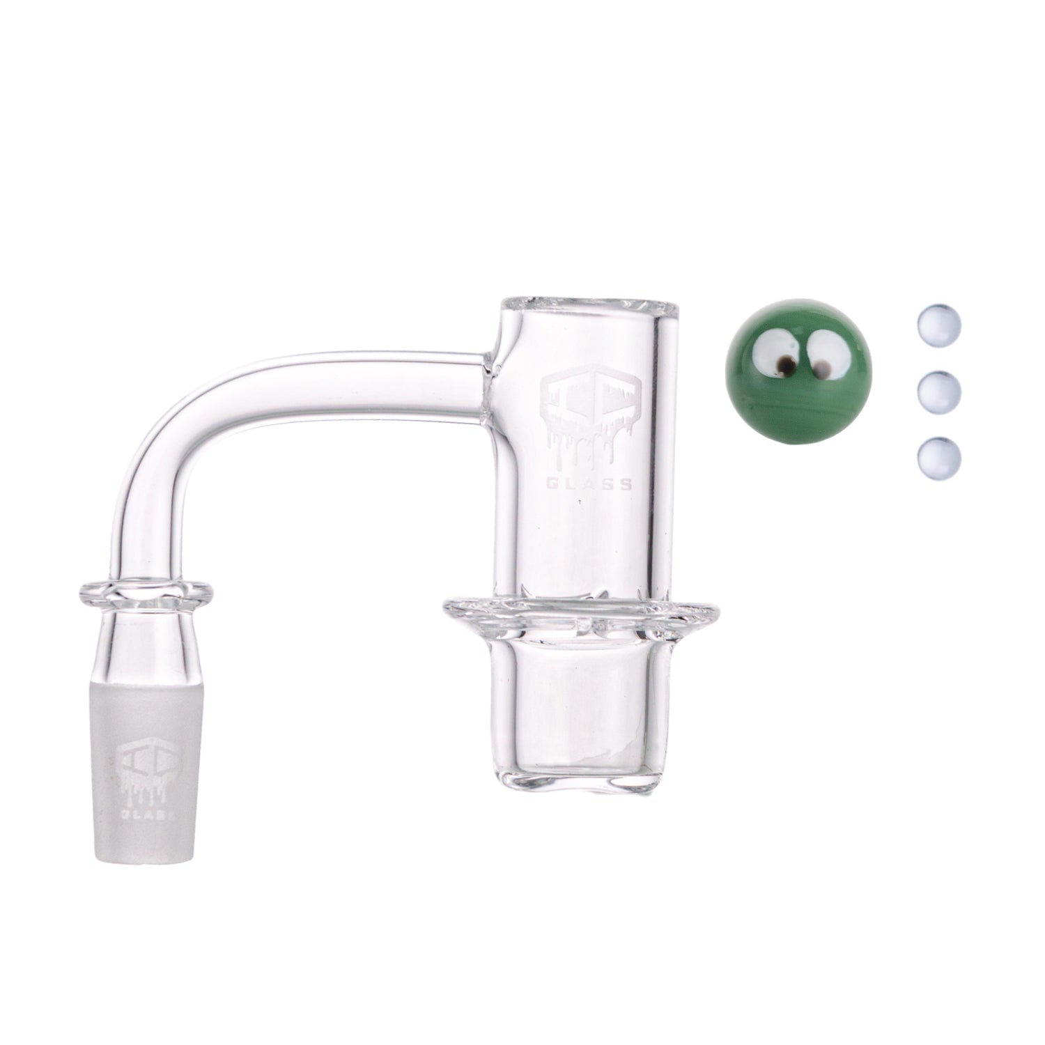 IC Glass - Buckskin | 14mm 90D Quartz Banger | Includes Carb Cap, Terp Balls | 5 Colors