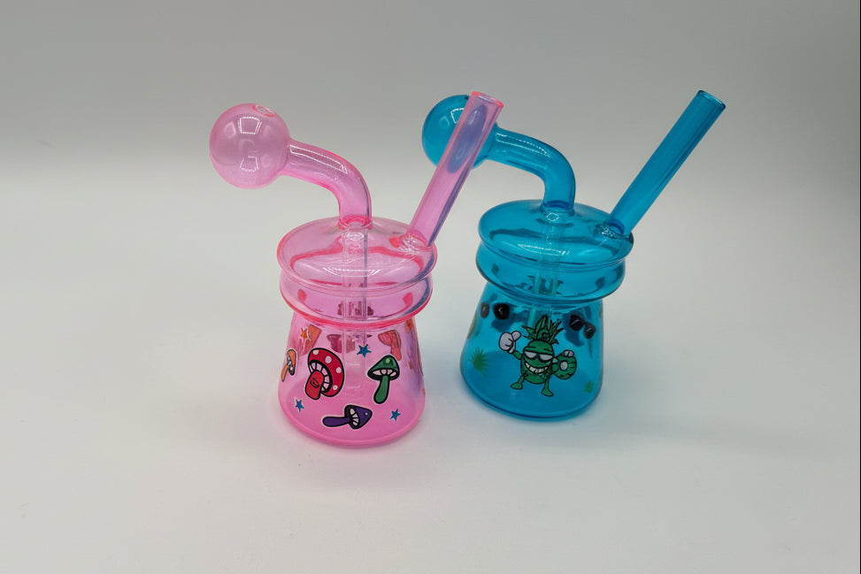 Mason jar oil burner rig | PACK OF 5 COLOR | PACK Secondary image