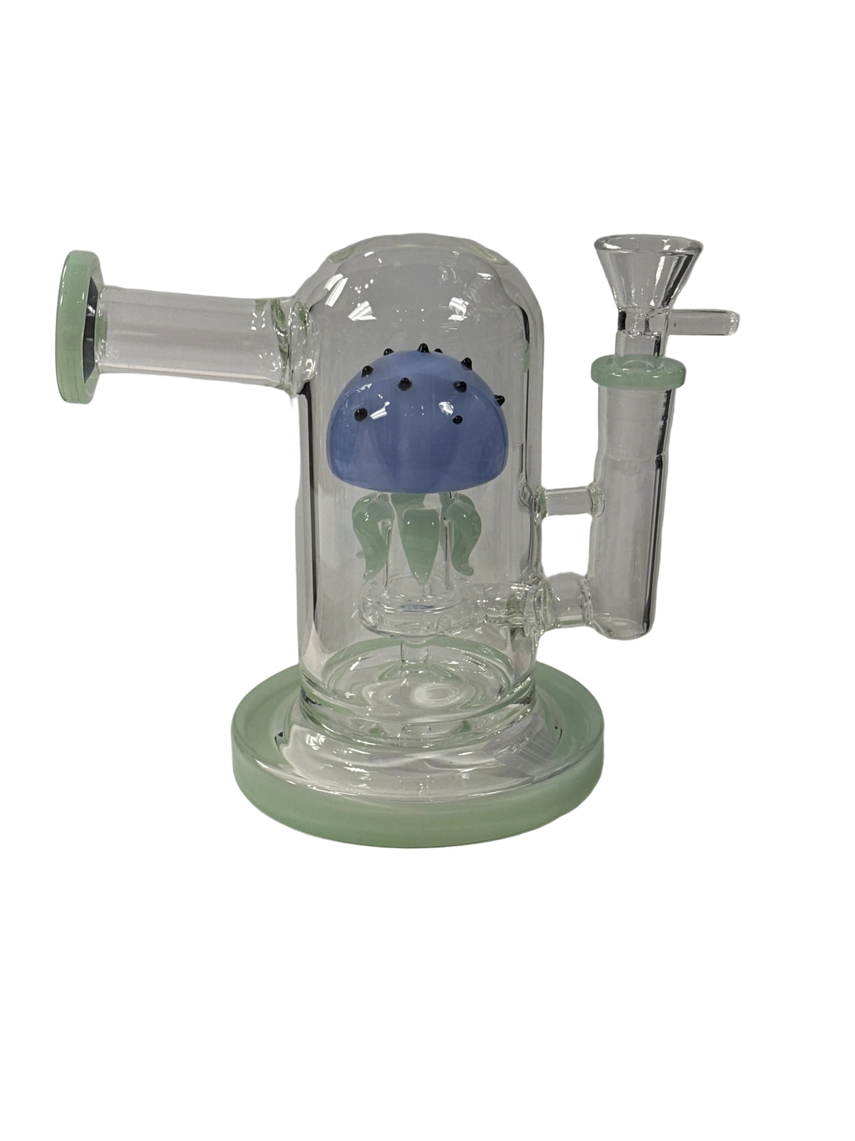 Waterpipe with Colored Octopus Rig Inside comes with Bowl Piece Main image