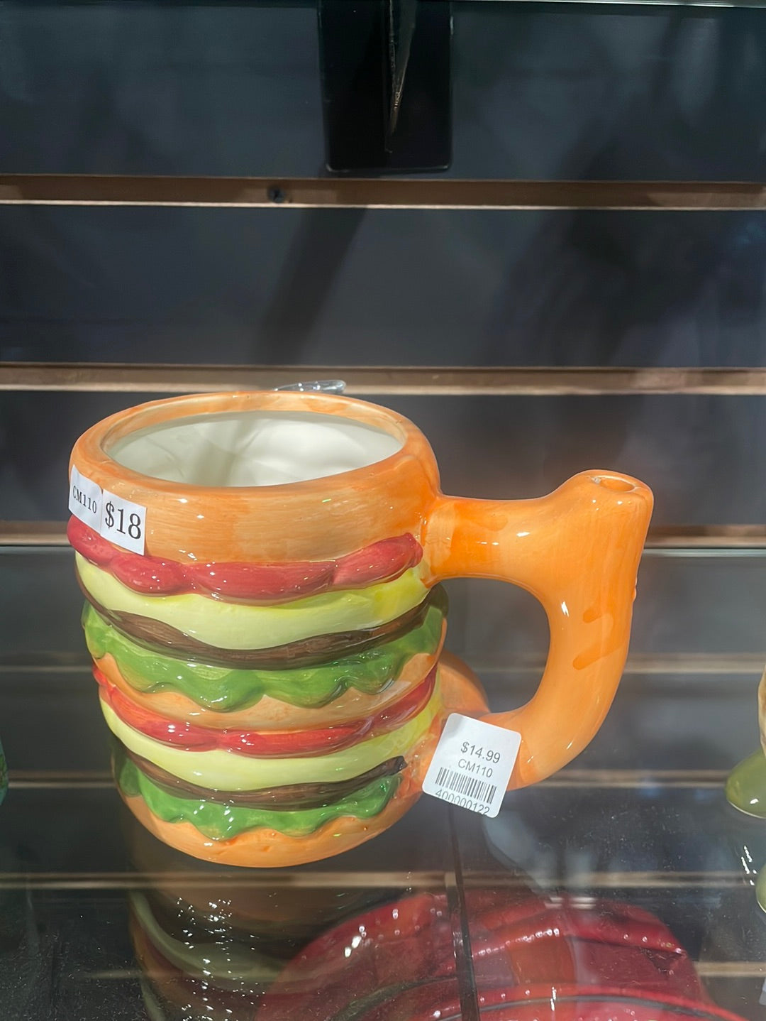 BURGER- CERAMIC WATER PIPE
