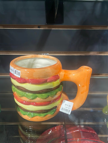 BURGER- CERAMIC WATER PIPE