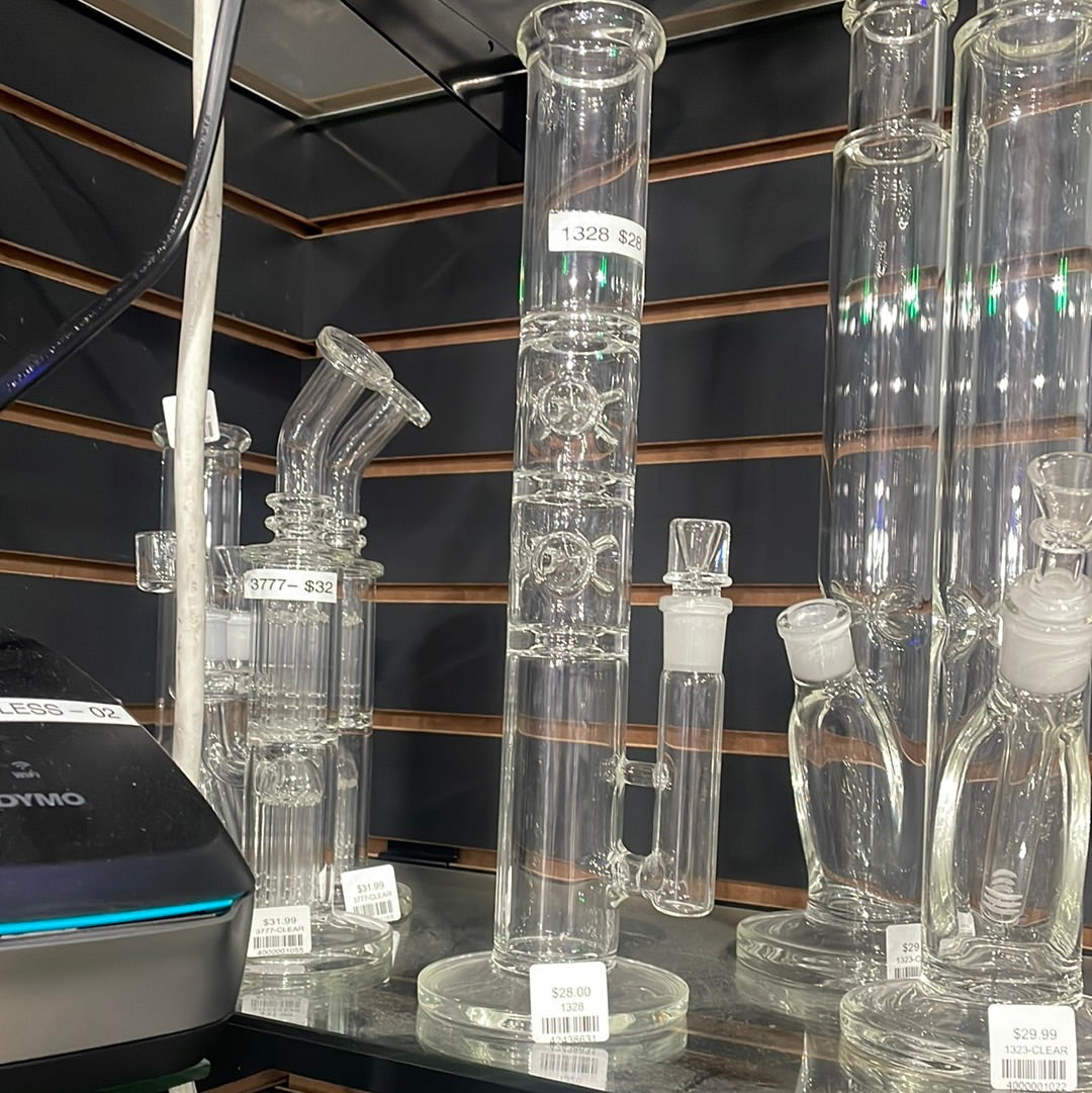 Water Pipe - Straight Shooter with Ice Pinch | 14" | 1328 Main image