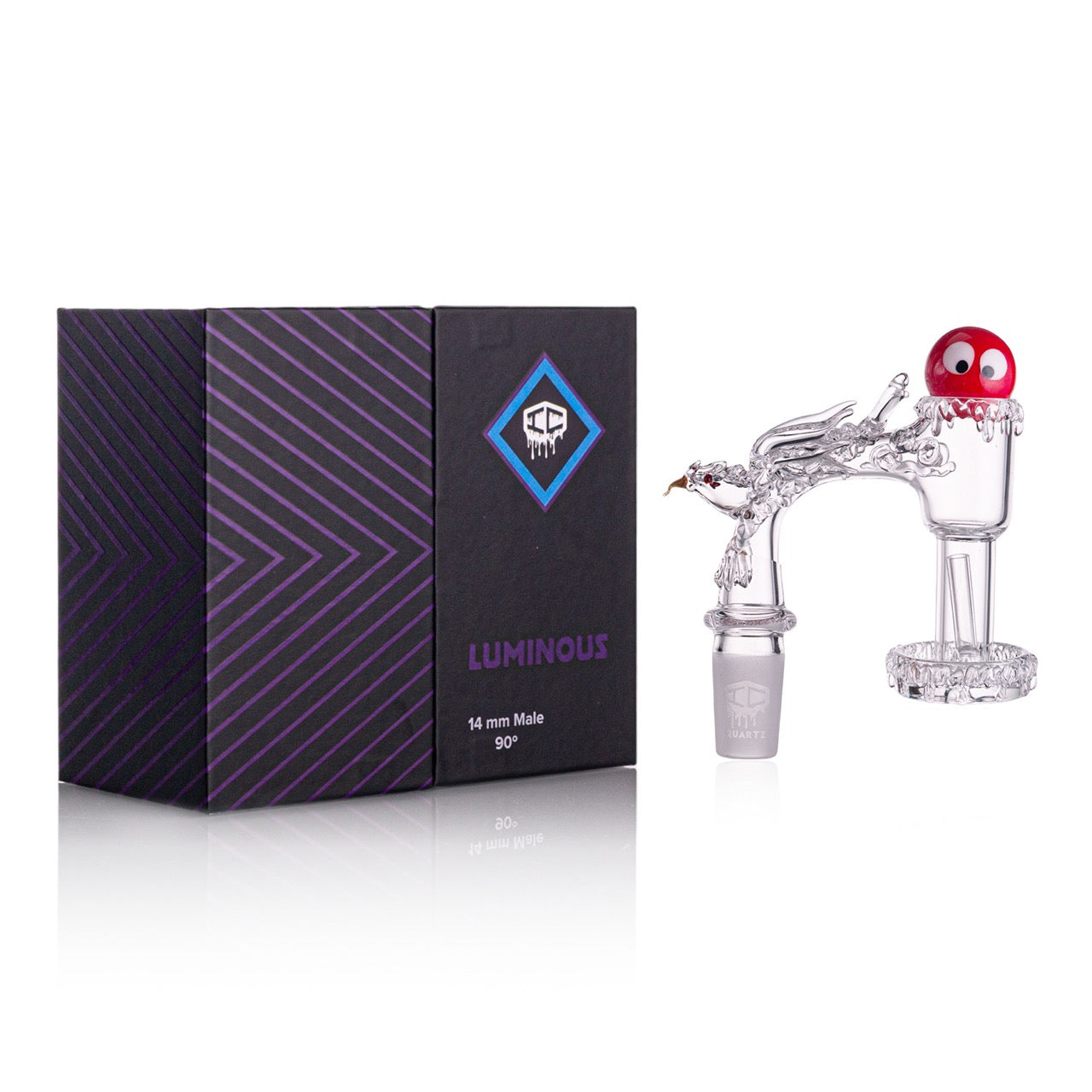 IC Quartz - Luminous-B Premium Design | 14mm 90° Banger | 99.9% Banger | 5 Colors