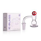 IC Glass - Ice River | 14mm 90D Quartz Banger | Includes Carb Cap, Terp Balls & Sticker | 5 Colors