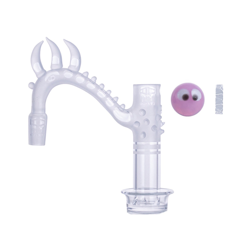 IC Quartz - Blaze | 14mm 90D Banger | Includes Carb Cap, Terp balls  | 5 colors