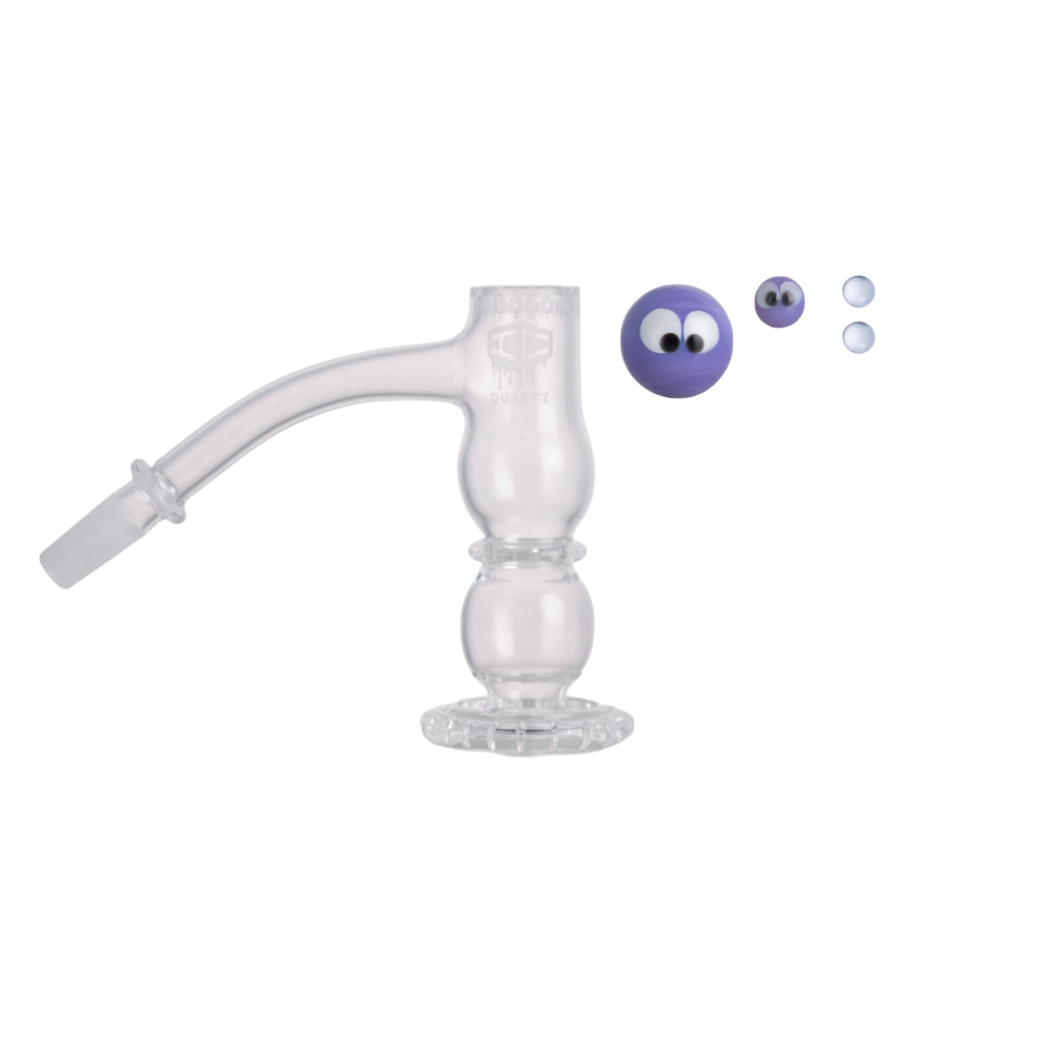 IC Quartz - Odyssey 3rd Gen | 10mm 45D Banger | Includes Carb Cap, Terp balls | 5 Colors