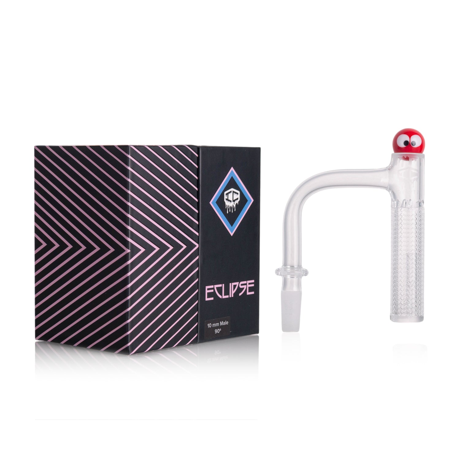 IC Quartz - Eclipse | 10mm 90D Banger | Includes Carb cap, Terp Ball | 5 Colors Secondary image