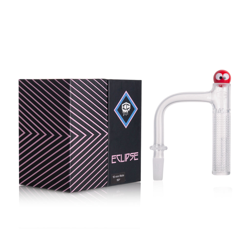 IC Quartz - Eclipse | 10mm 90D Banger | Includes Carb cap, Terp Ball | 5 Colors