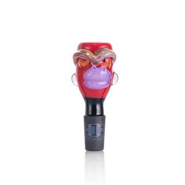 IC Glass Monkey Face Bowl Piece – Unique Character Design