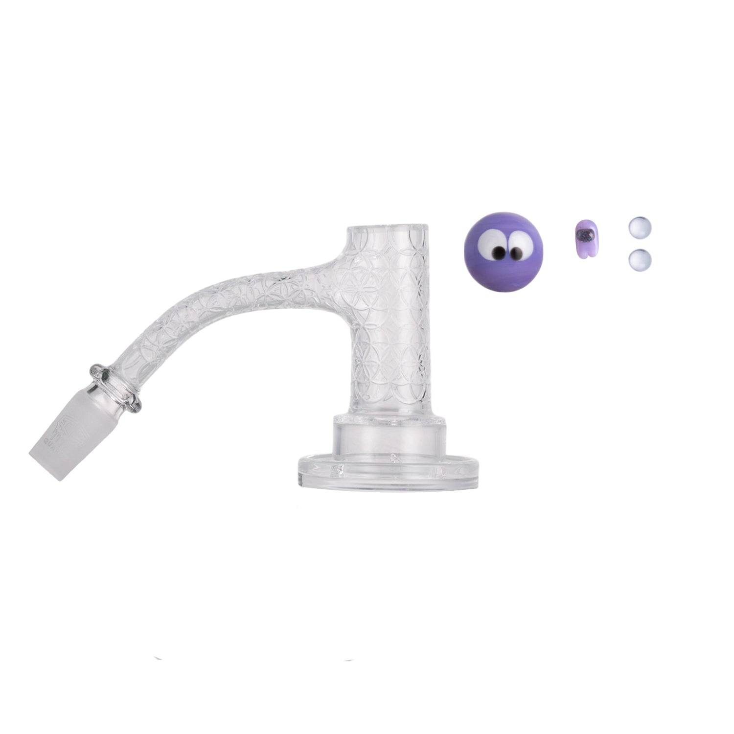 IC Quartz - Quasar 3rd Gen | 14mm 45D Banger | Includes Carb Cap, Terp balls | 3 Colors