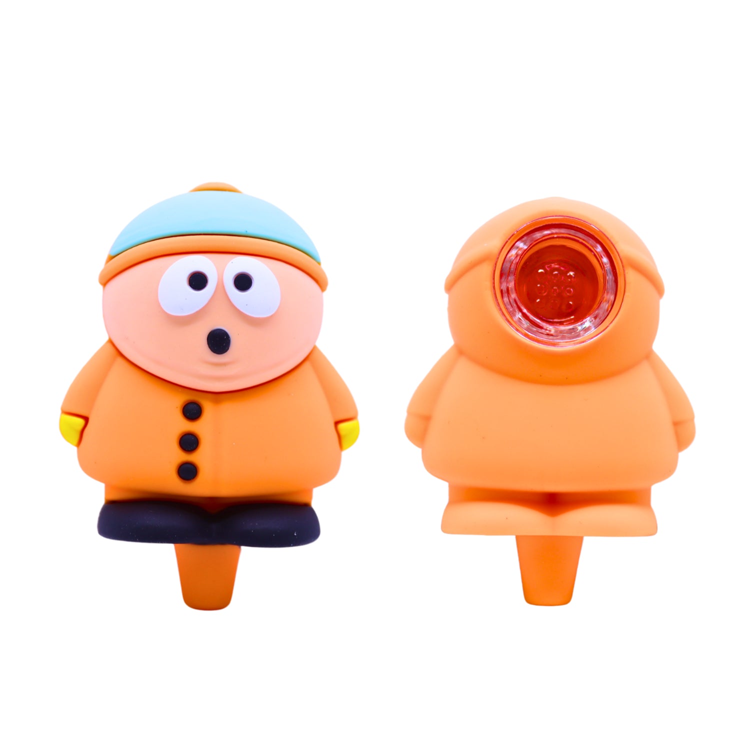 Silicone South Park Pipe - Hand Pipe | Assorted 2 Colors