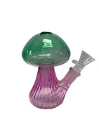 Mushroom Waterpipe in green, novelty design with banger