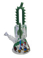 Chain Saw recycler beaker | Dual Chamber bong