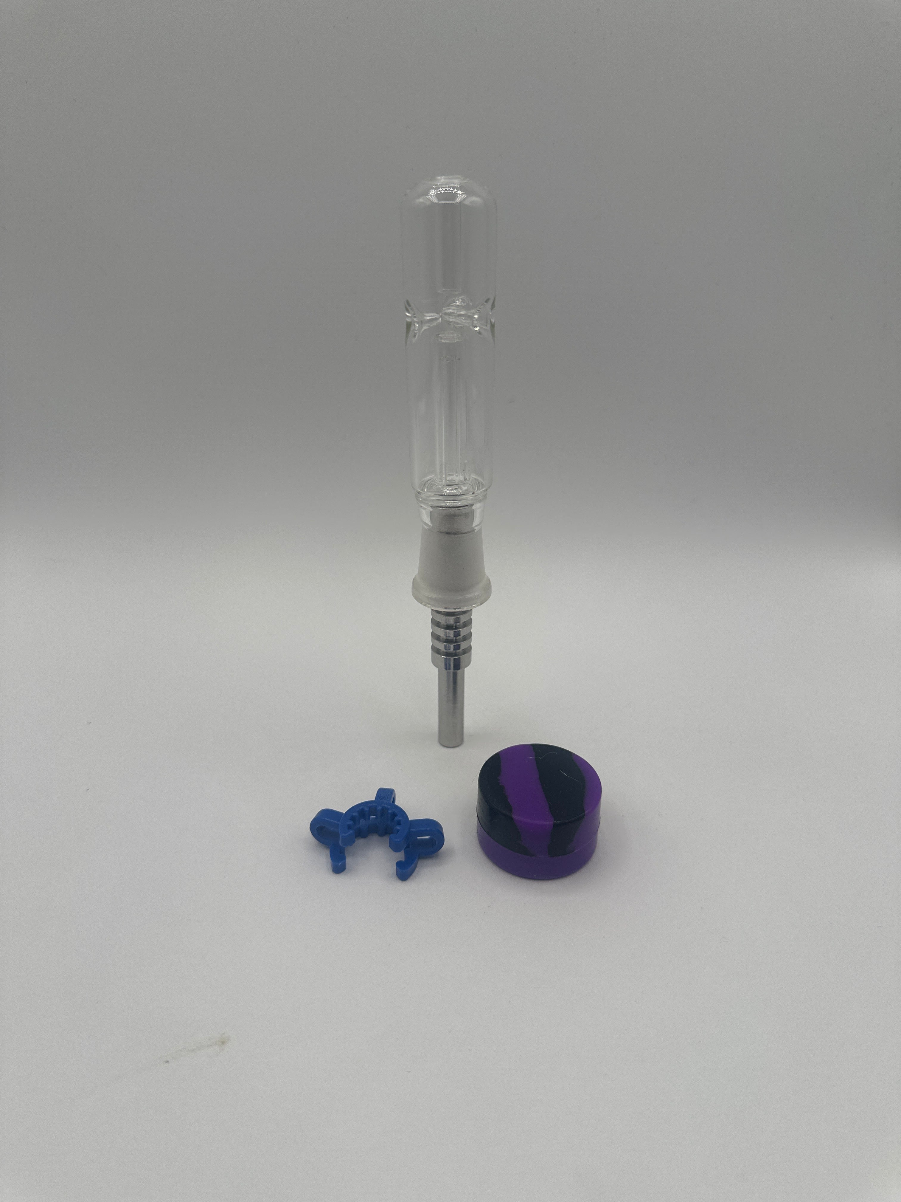 Nectar Collector -  14MM Titanium Nail and Ash Catcher | Dab Kit in Black Case | Single Unit Secondary image