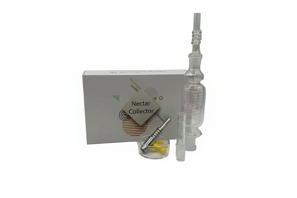 Nectar Collector - Shower Head Perc design | Includes Titanium & Glass Tip | Single Unit