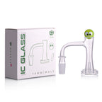 IC Glass - Queets | 14mm 90D Quartz Banger | Includes Carb Cap, Terp Balls & Sticker | 6 Colors