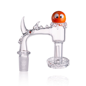 IC GLASS - LUMINOUS-G | 14mm Male 90D Premium Design 99.9% Quartz Banger | ICQ1120G