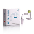 IC Glass - Carrie | 14mm 90D Quartz Banger | Includes Carb Cap, Terp Balls & Sticker | 5 Colors