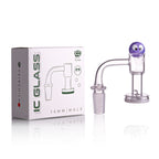 IC Glass - Fairchild | 14mm 90D Quartz Banger | Includes Carb Cap, Terp Balls & Sticker | 5 Colors