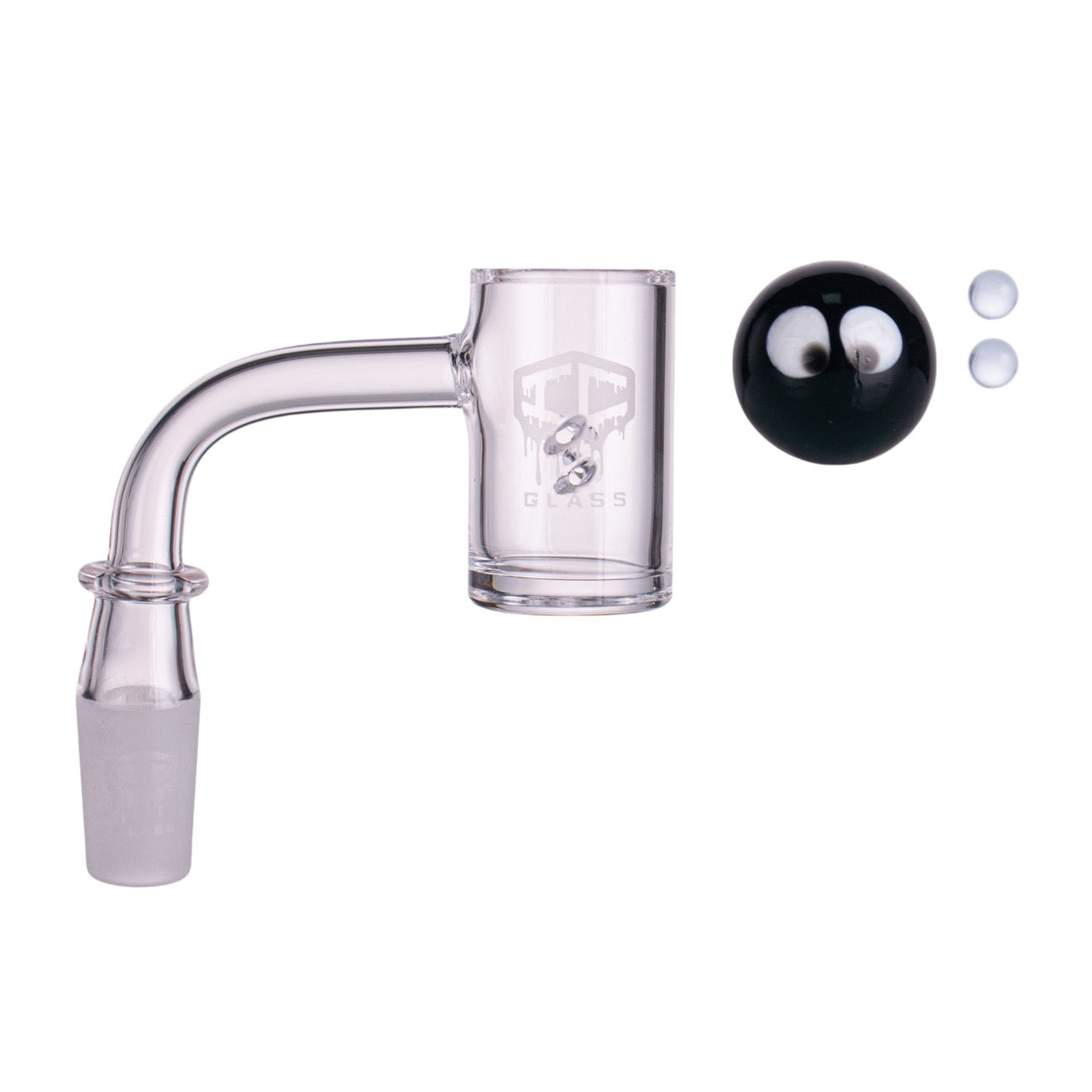 IC Glass - Hanging | 14mm 90D Quartz Banger | Includes Carb Cap, Terp Balls & Sticker | 5 Colors
