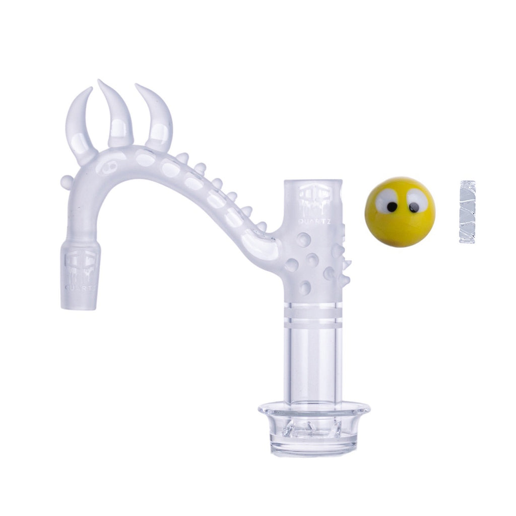 IC Quartz - Blaze | 14mm 90D Banger | Includes Carb Cap, Terp balls  | 5 colors