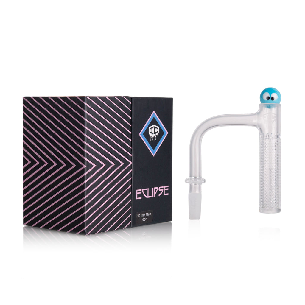 IC Quartz - Eclipse | 10mm 90D Banger | Includes Carb cap, Terp Ball | 5 Colors