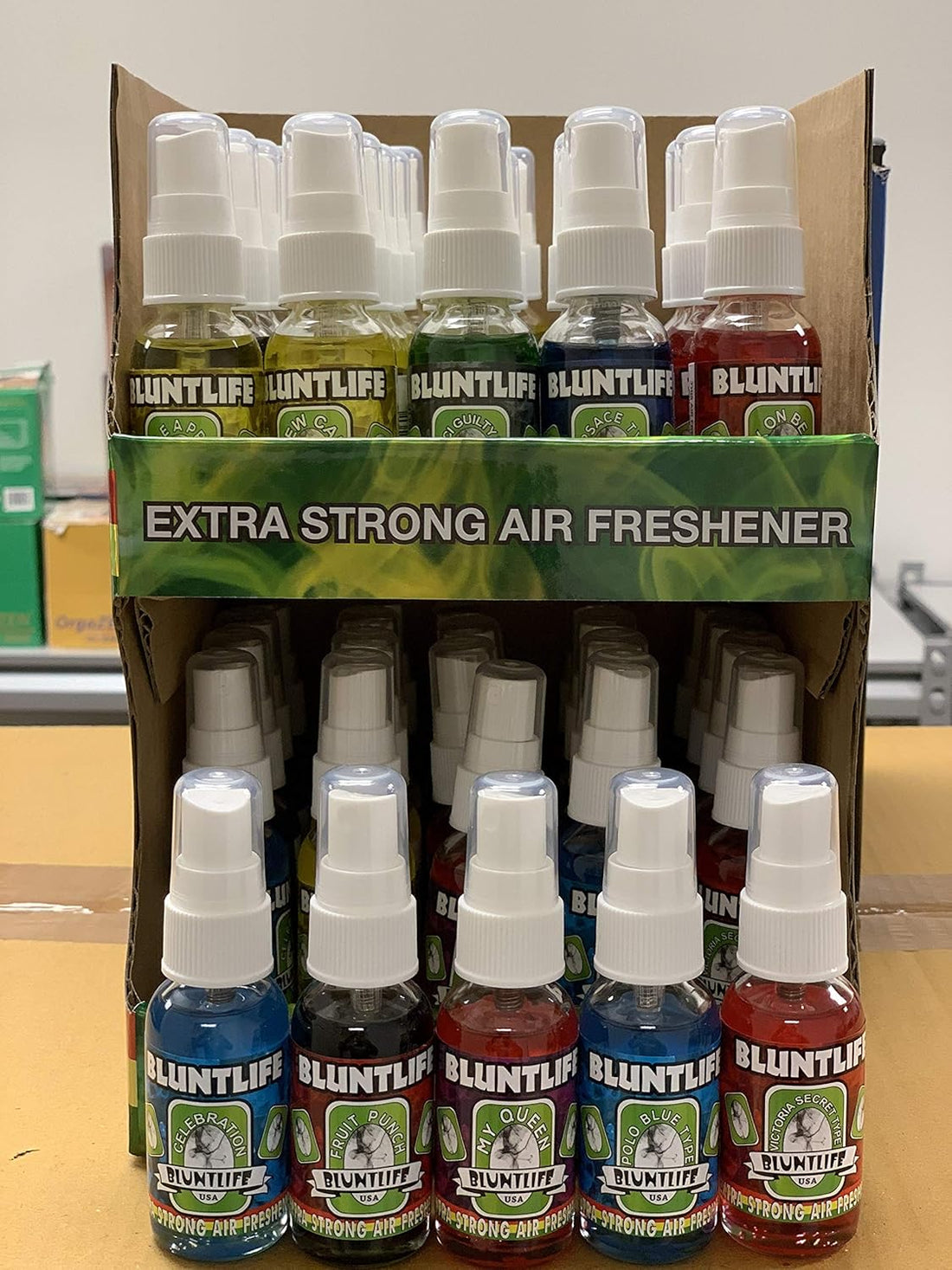 Blunt Life Air Freshener Spray – 72-Hour Scent | Box of 50