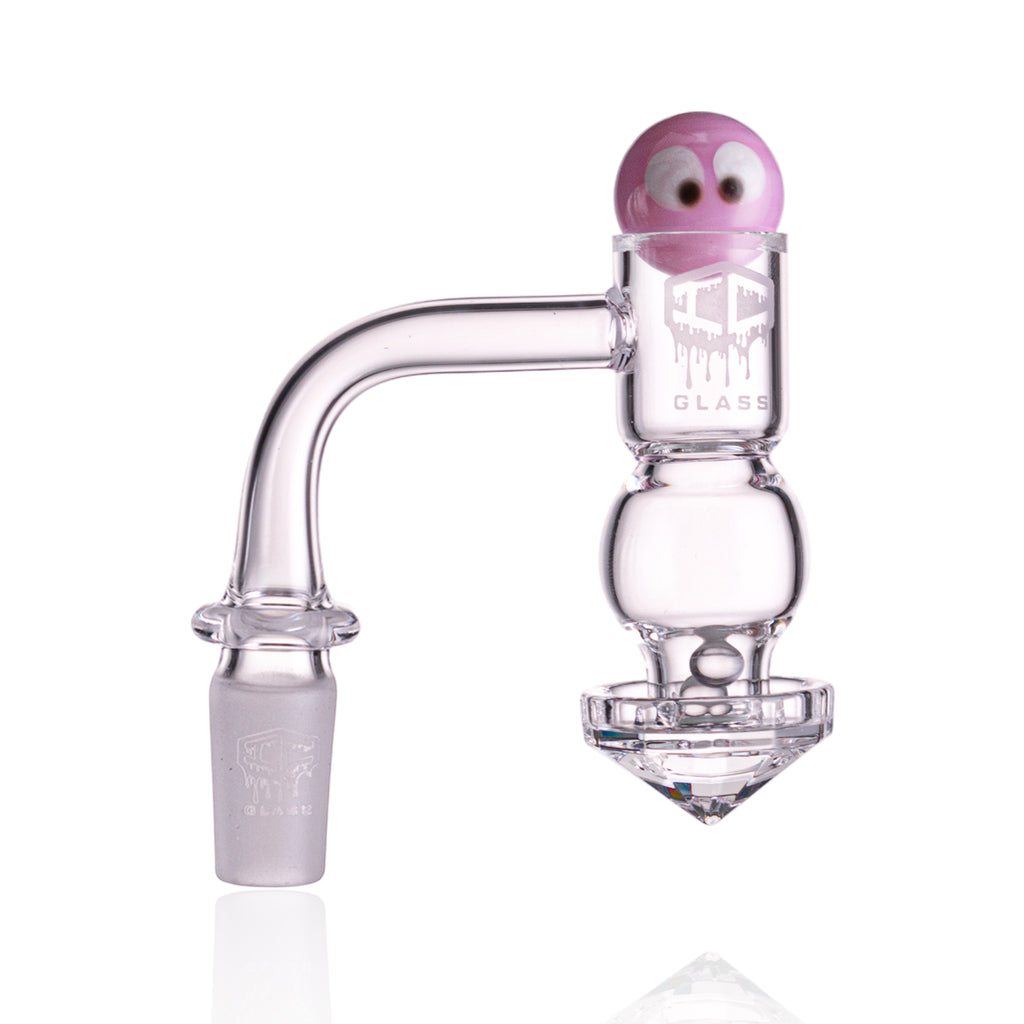 IC Glass - Agassiz | 14mm 90D Quartz Banger | Includes Carb Cap, Terp Balls & Sticker | 5 Colors