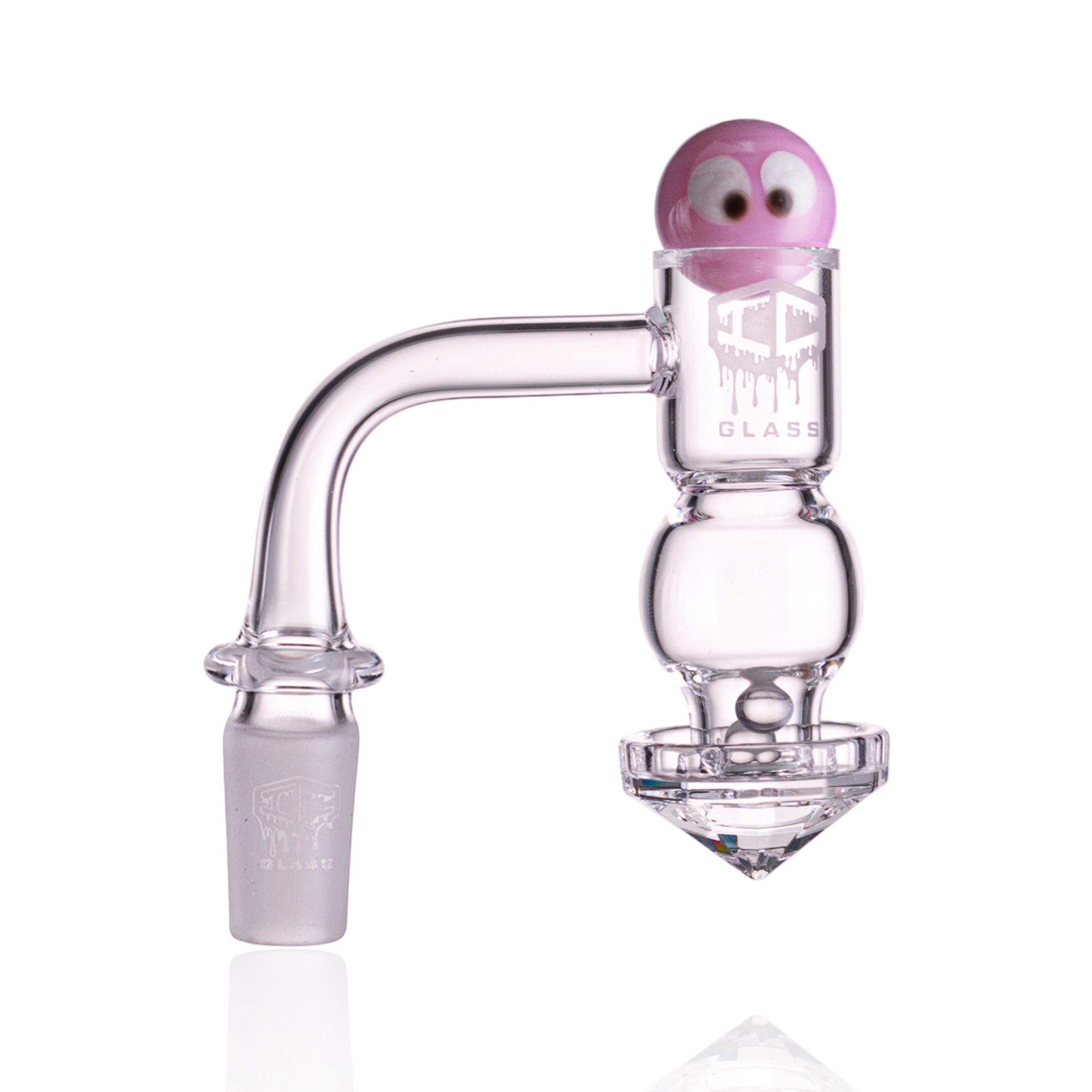 IC Glass - Agassiz | 14mm 90D Quartz Banger | Includes Carb Cap, Terp Balls & Sticker | 5 Colors