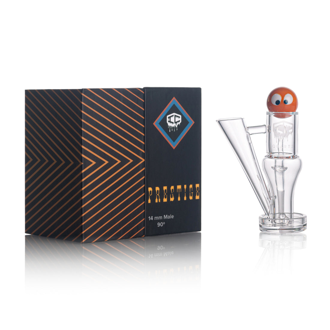IC GLASS Premium Design Recycler with Drain Function & Matric Perc | ICRE1062 | Wholesale Glass Water Pipe