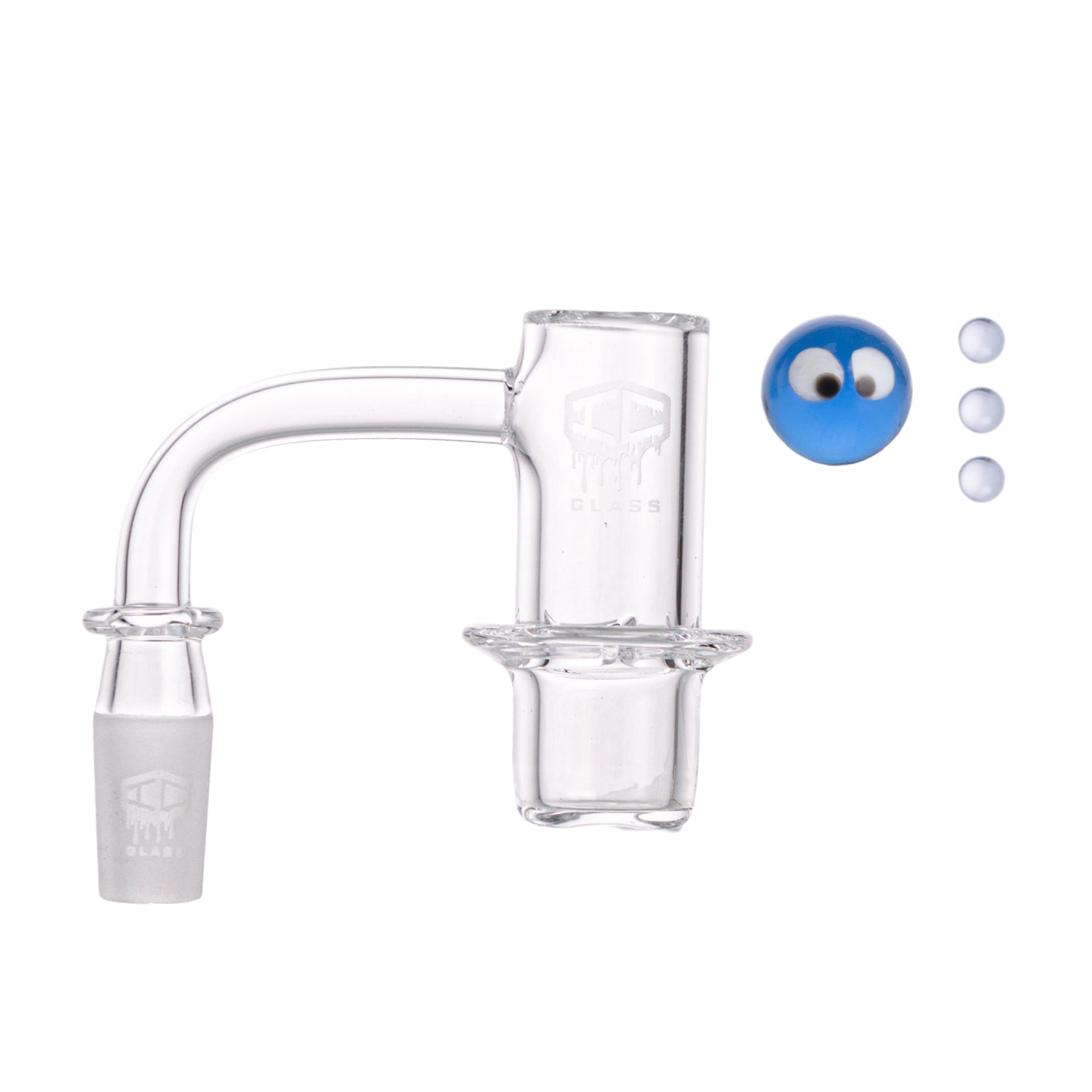 IC Glass - Buckskin | 14mm 90D Quartz Banger | Includes Carb Cap, Terp Balls | 5 Colors