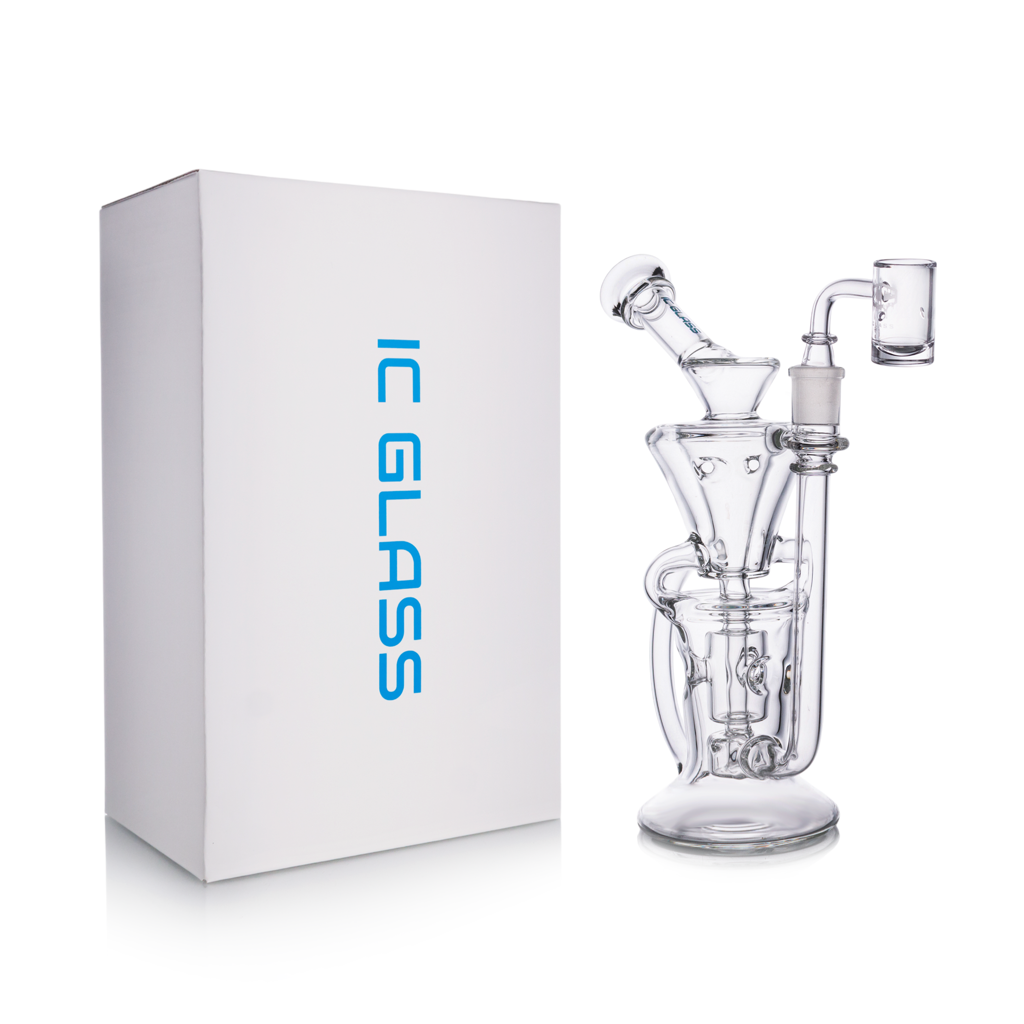 IC GLASS Dual Chamber Recycler with Fab Egg Function