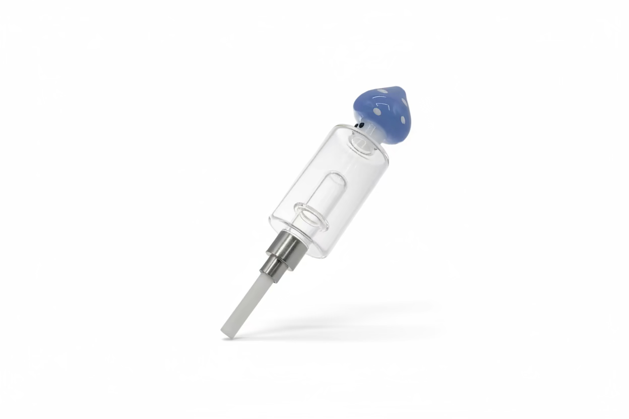 510 Cute Mushroom Glass Nectar Collector