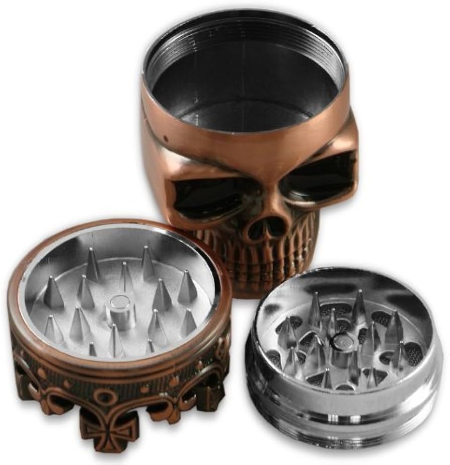King Skull Metal Grinder | Durable & Stylish for Smooth Grinding