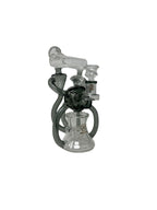 King Pluto - Double Deck Recycler Dab Rig with Diamond Knob