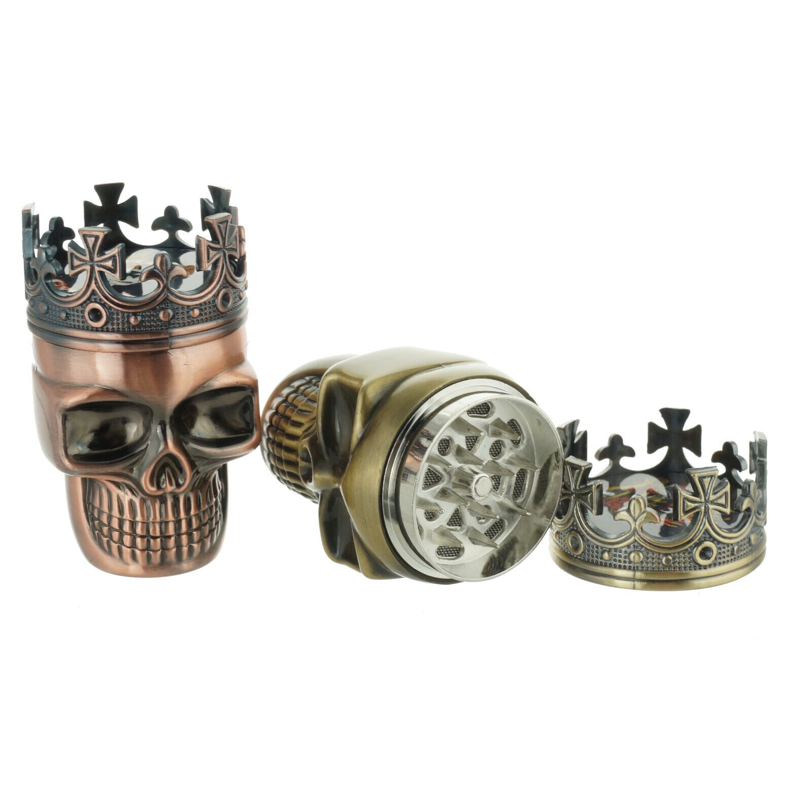 King Skull Metal Grinder | Durable & Stylish for Smooth Grinding