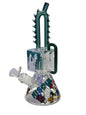 Chain Saw recycler beaker | Dual Chamber bong