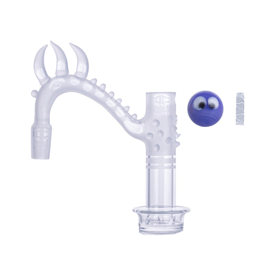 IC Quartz - Blaze | 14mm 90D Banger | Includes Carb Cap, Terp balls  | 5 colors