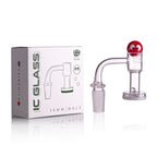 IC Glass - Fairchild | 14mm 90D Quartz Banger | Includes Carb Cap, Terp Balls & Sticker | 5 Colors