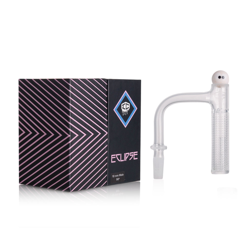 IC Quartz - Eclipse | 10mm 90D Banger | Includes Carb cap, Terp Ball | 5 Colors