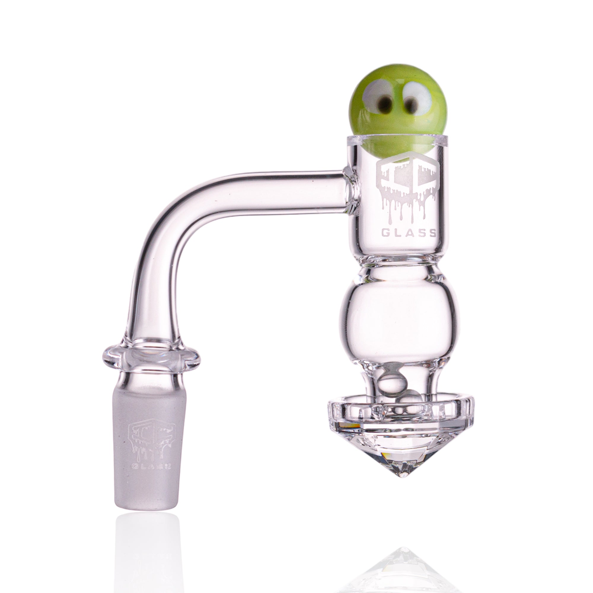 IC Glass - Agassiz | 14mm 90D Quartz Banger | Includes Carb Cap, Terp Balls & Sticker | 5 Colors