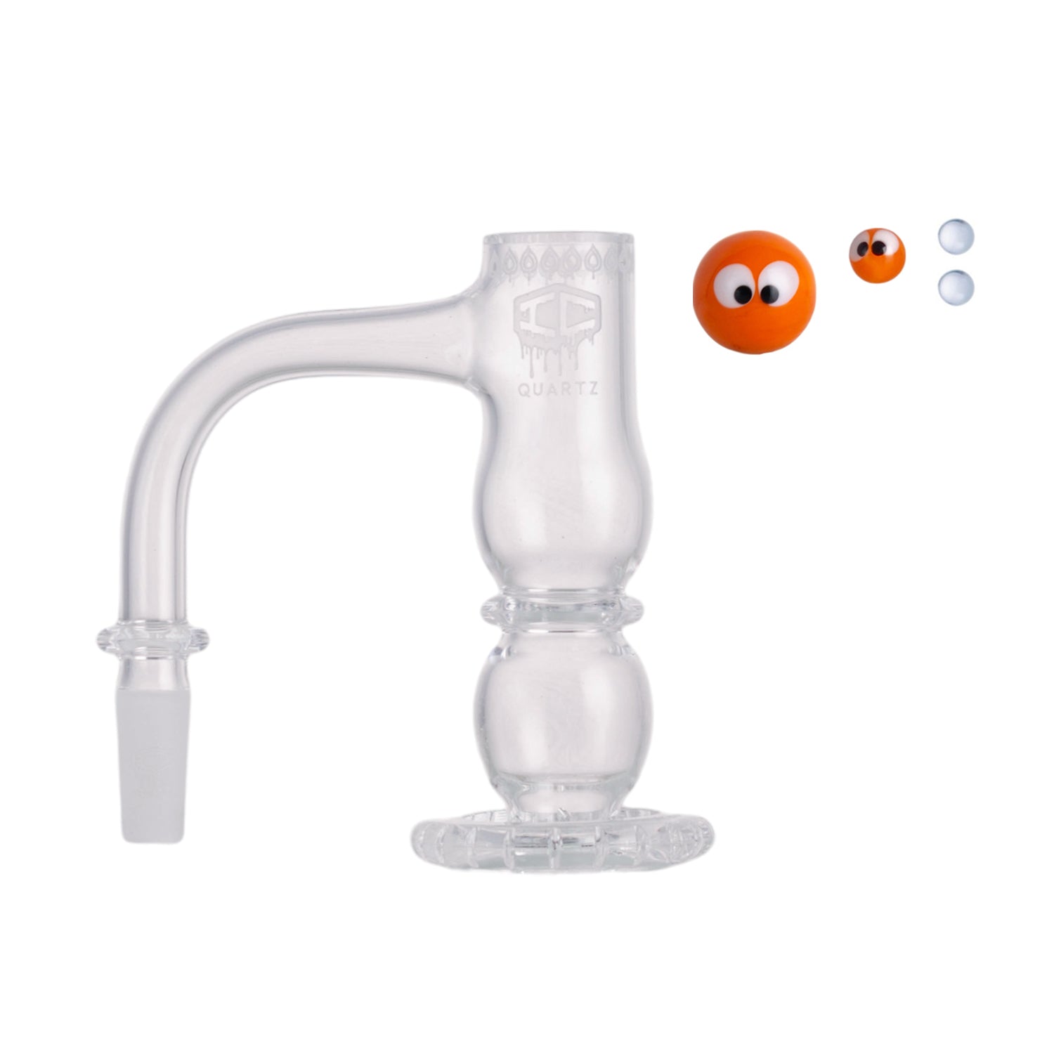 IC Quartz - Odyssey  3rd Gen | 10mm 90D Banger | Includes Carb Cap, Terp balls | 5 Colors