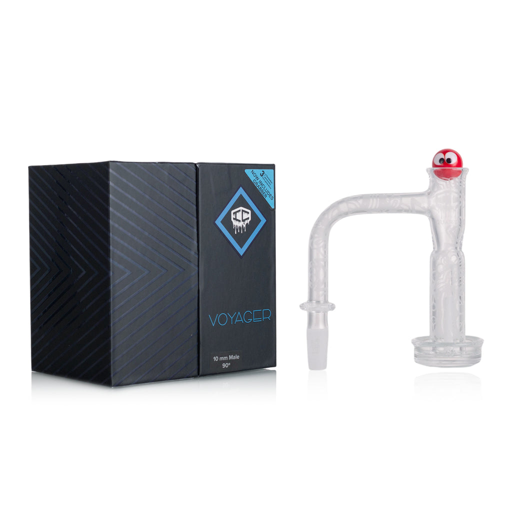 IC Quartz - Voyager 3rd Gen | 10mm 90D Banger | Includes Carb Cap, Terp balls | 5 Colors