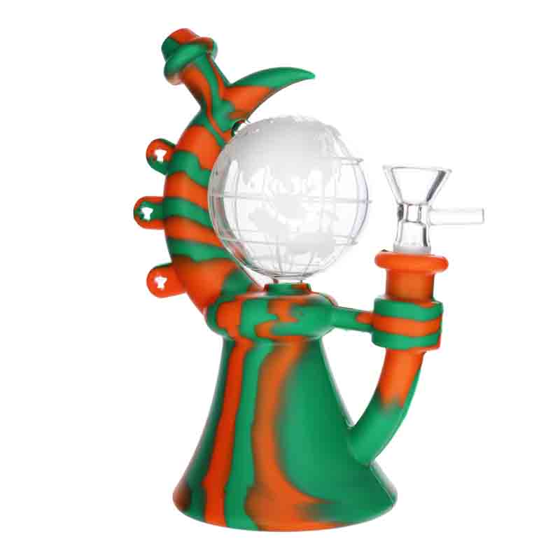 Silicone - 10 Inch Silicone Globe Water Pipe