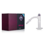 IC Quartz - Mirage | 10mm 45D Banger | Fully Frosted Banger | Includes Carb Cap, Terp balls | 5 Colors
