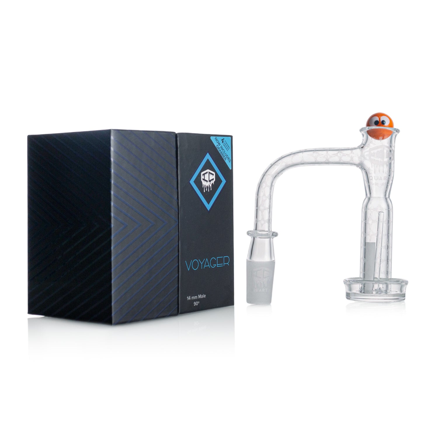 IC Quartz - Voyager 4th Gen | 14mm 90D Banger | Includes Terp Ball Grabber | 5 Colors