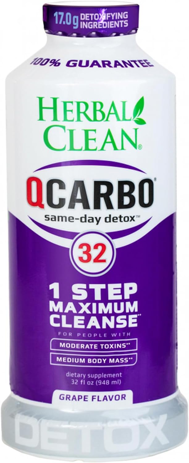 QCarbo Herbal Clean - 32oz Clear Detox Kit | Single Unit Main image